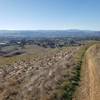 Looking out over Gilroy and the Santa Cruz Mountains