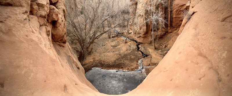 Panorama of the first drop in BTR wash