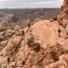 Great slickrock exploring at the end of the trail!