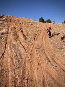 The worst bit on the south half of Pipeline Trail