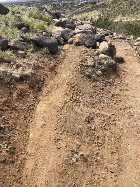 The trail builder designed in a rock garden option feature best done downhill with plenty of run up to get set.