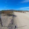 Rasmussen Road Extended (BLM 8112, center) at the Price Ranch Road (right) junction. Price Ranch is private land with no public access.