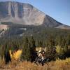 Views of Mt. Mellenthin on the climb up to Burro Pass.