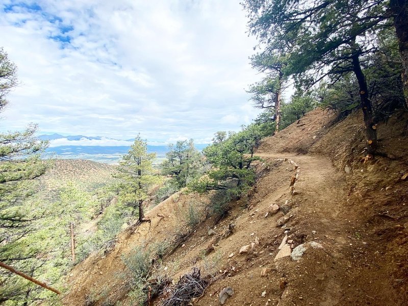 Climbing up, looking North West