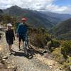 View down into the head of the Pike River