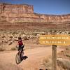 Joining the White Rim from the scenic Potash Road.