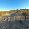 Northern terminus of 8112H looking south towards the Little Ajo Mountains from 8112F.