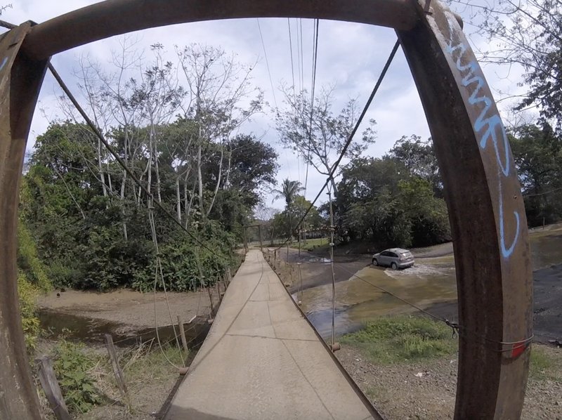 Hammock Bridge on return leg south of Ostional on 160