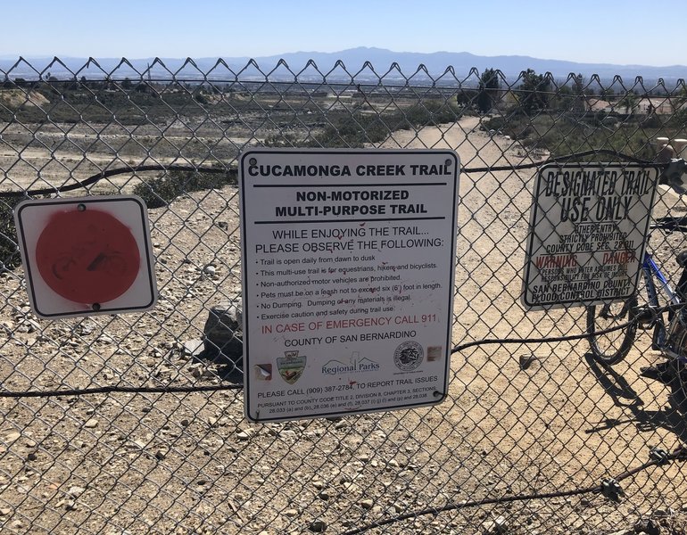 Entering Trail at 26th St.