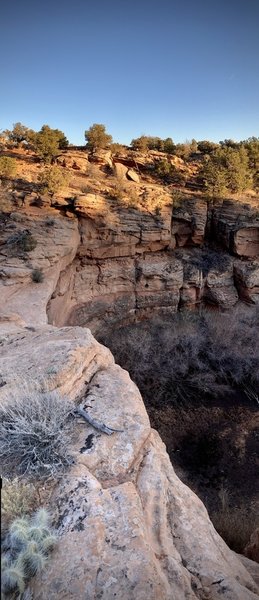 The High Dive OHV feature is named for this jump, a few yards downstream (the drop doesn't hold water)