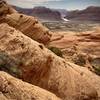 View of The Portal, where the Colorado River leaves Spanish Valley (Moab)