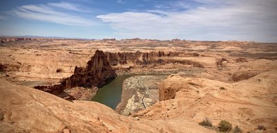 View of The Crocodile, above Goose Island campground.