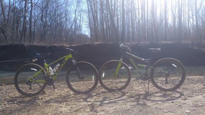 One of the creek crossings that is rideable.