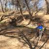 Juan Batista de Anza trail crossing Santa Cruz River