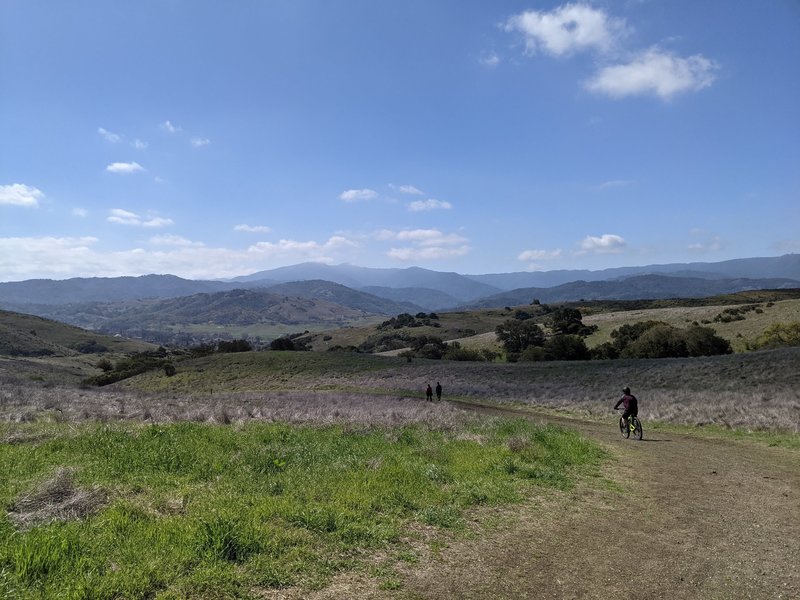 Some of the trails where nice and wide.