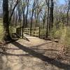 Winding creeks throughout the trail.