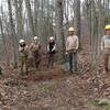 CCA Workers adding new section of trail!