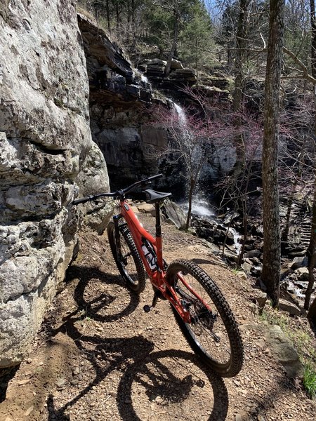 Waterfall on Lizard Trail at Mt. Nebo, Arkansas