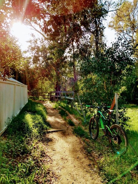 Horse Trail - A quiet, almost unknown singletrack through backyard barnyards and horse corrals.