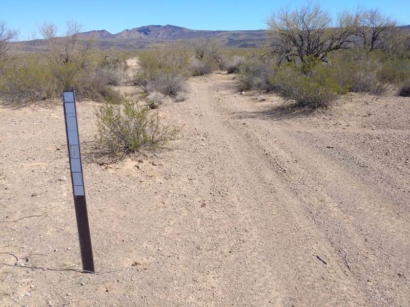 Looking north on 8106A from Saikil, towards the Batamote Mountains.