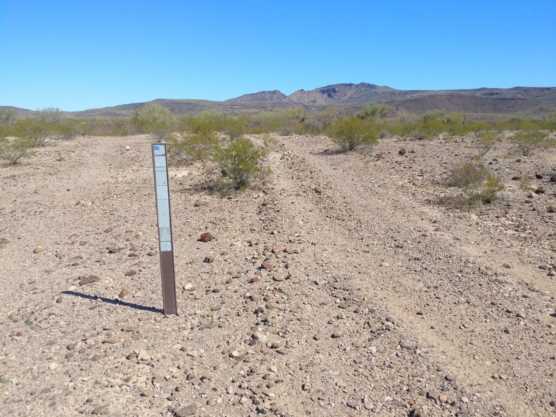 Looking north towards the Batamote Mountains from the intersection of Saikil, Lower 10-Mile, and Batamote Basin.