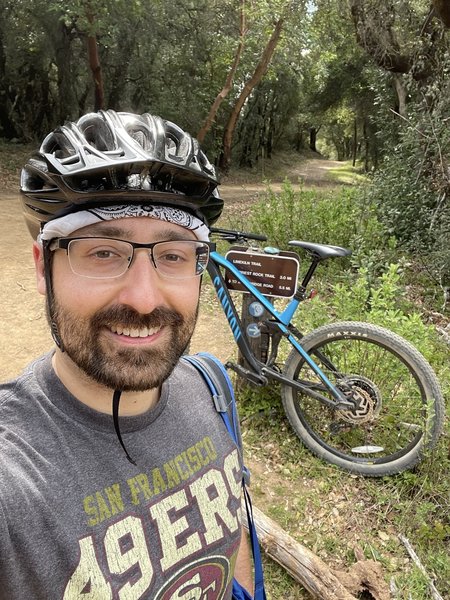 This is the peak of the lime kiln trail to my knowledge. It is also the junction between the lime kiln trail and the Kennedy Trail. You can either return down the lime kiln trail, or go down the Kennedy trail.