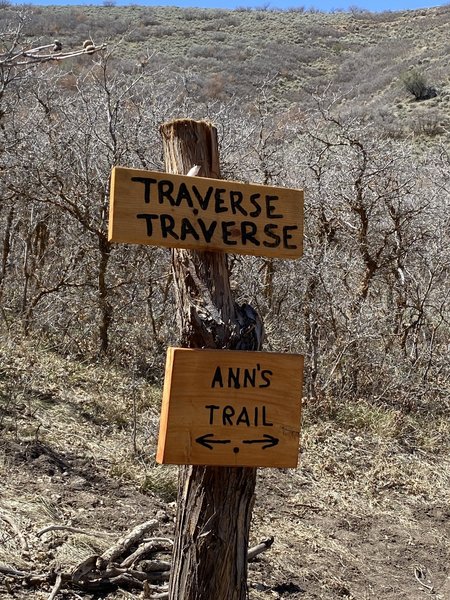 Trailhead off of Ann's Trail, great connector to Lehi Trail system