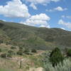 Lucky Peak Rd from the top of Homestead