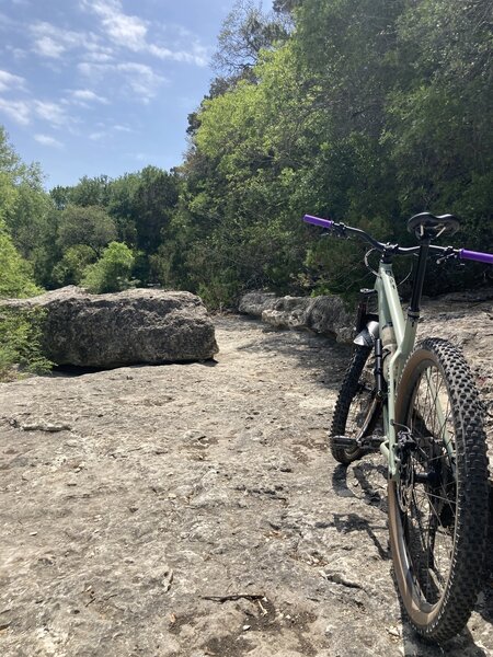 Creek bed on east side