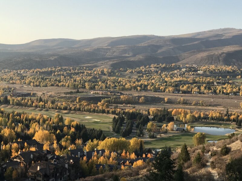 Arrowhead Golf Course shown in the fall when the colors are vibrant.