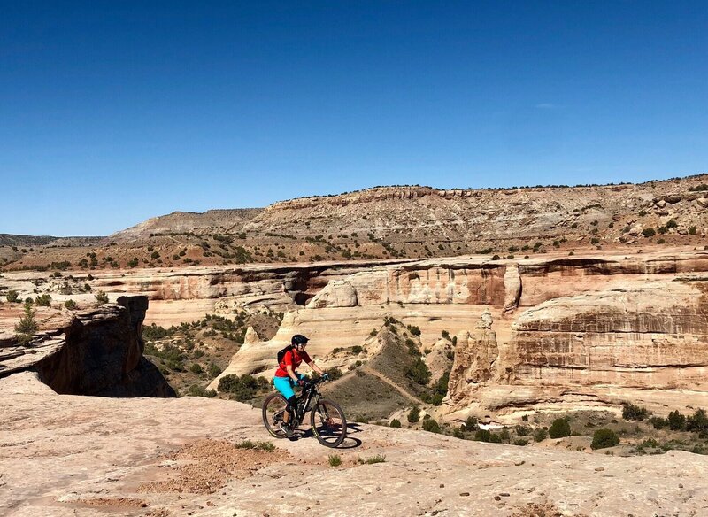 Aubyn enjoying the views along the Rim