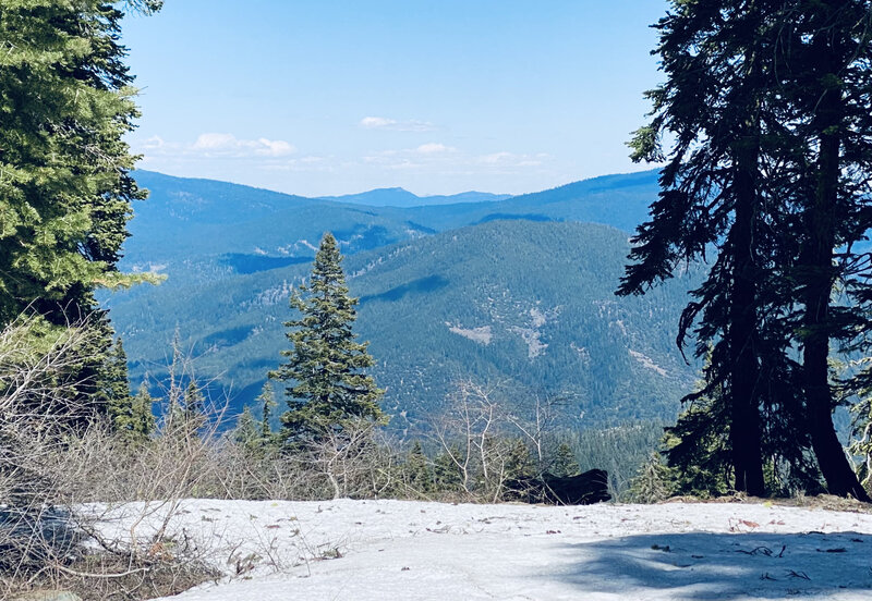 Snowy vista in early May.