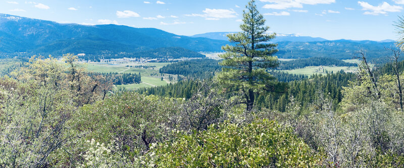 American Valley vista, in the middle of Chandler Loop