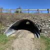 One of three tunnels on the Western end of the trail