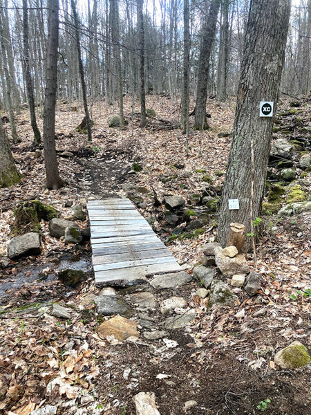 First bridge on Jsmurf - start of singletrack trail.