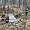 First bridge on Jsmurf - start of singletrack trail.