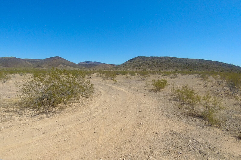 Looking NE from the intersection of Noah's Cutoff (8106F) & Fattire Mike (8106F).