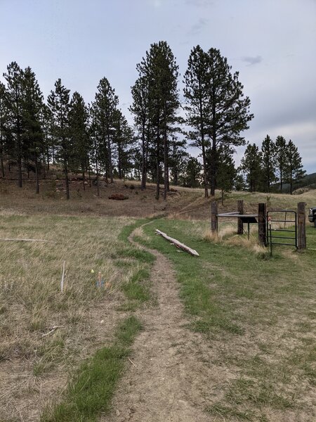 Never Sweat, at the trailhead. There is a skinny if you're up for it.