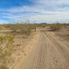 Looking N from the intersection of Pipeline Road (BLM 8100) and BLM 8107 (unmapped as of May 2021).