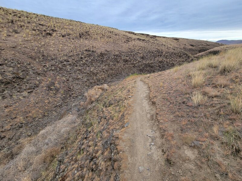 South trail looking down.