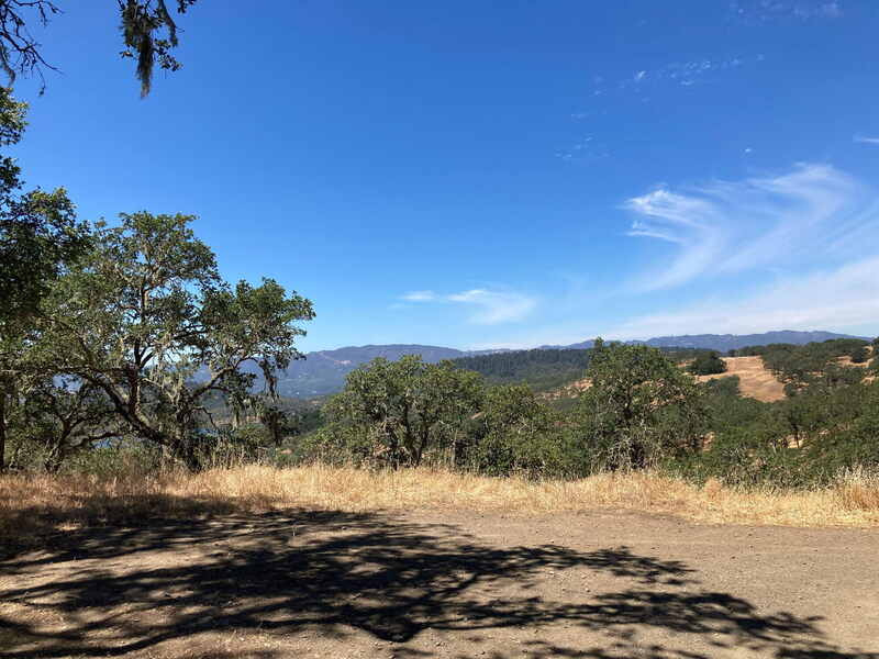 View of Sugarloaf Ridge from the northern end of Conn Peak Trail