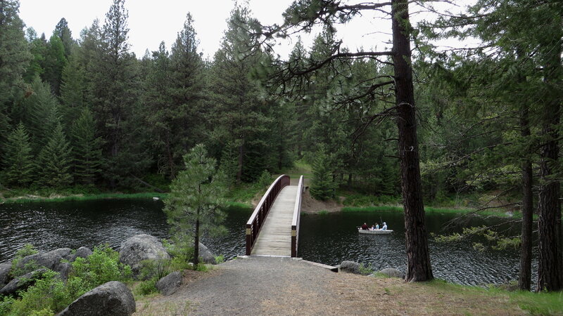 bridge across the south finger of Winchester Lake