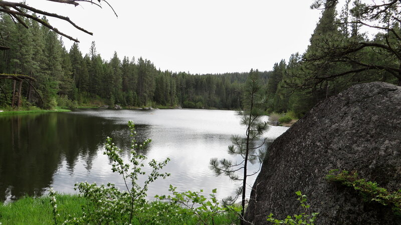 south finger of Winchester Lake from Granite Point