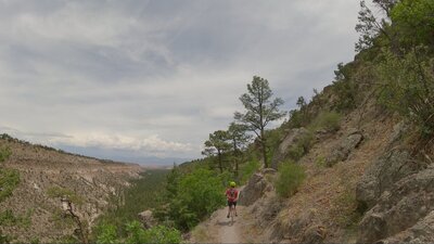 Beautiful views of the canyon from the trail