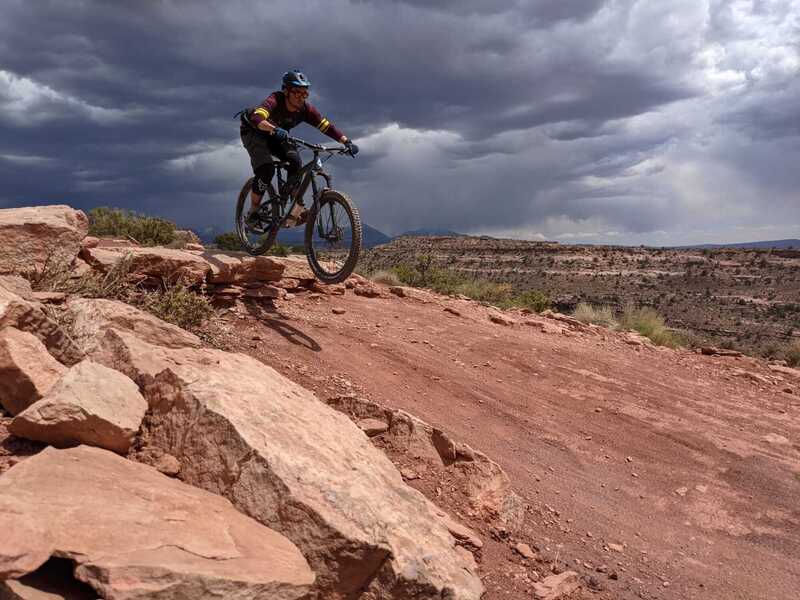 Mid Enchilada facing the La Sal mountains