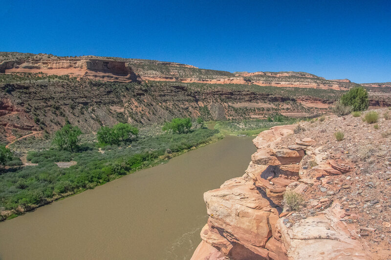 A Grand Colorado River View Looking Out Twords Horsetheif Canyon