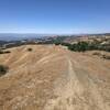 View down Washburn Trail with San Jose downtown in the distance.