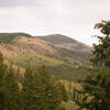 The view of Chicoma Mountain from the end of Polvadera Road