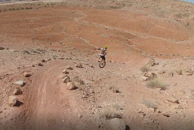 Roller Coaster Mountain Bike Trail Moab Utah