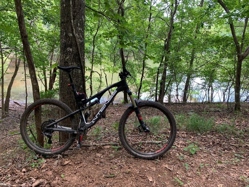 Bike by the trail